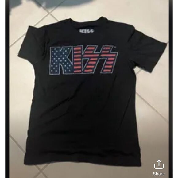 Kiss Other - NWT KISS t shirt boys Sz large 10/12 BOY18